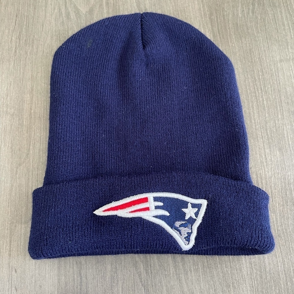 NFL New England PATRIOTS blue beanie - Picture 2 of 6